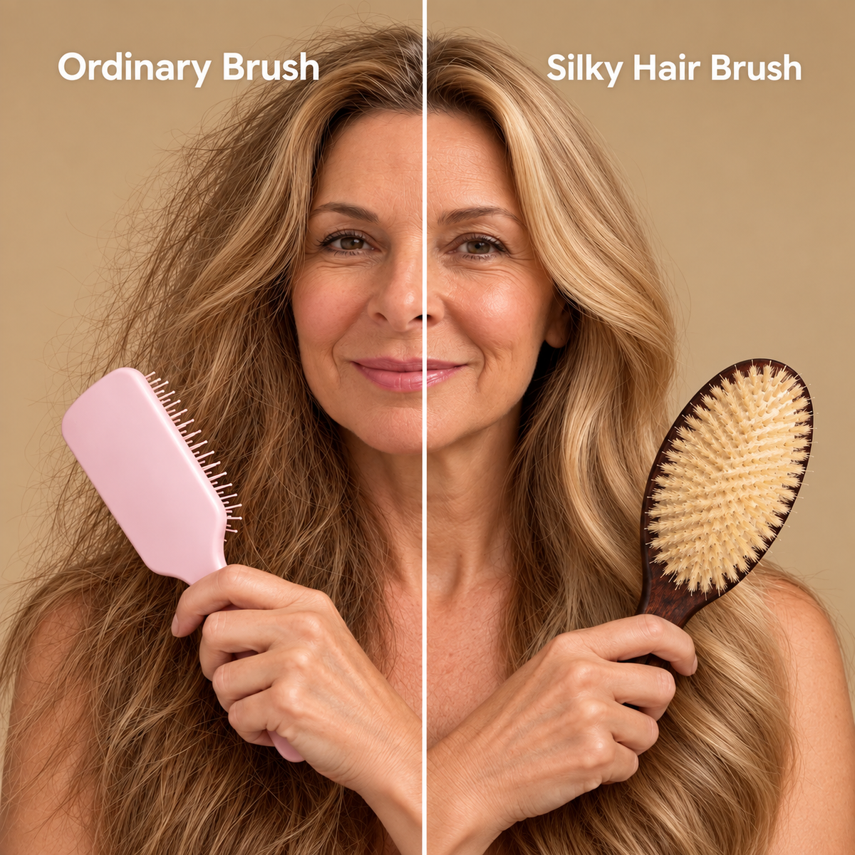 The Silky Hair Brush - Detangle & Smooth