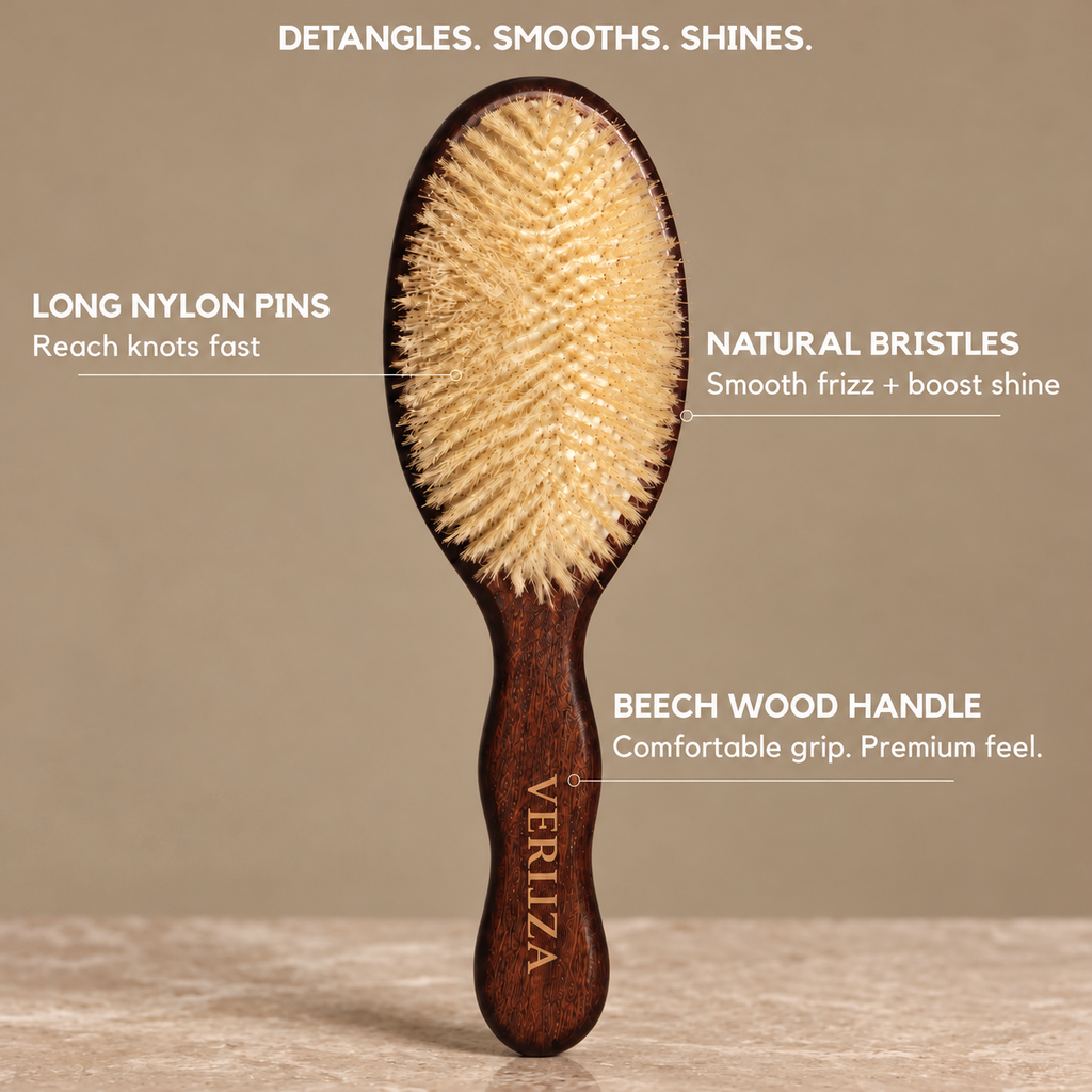 The Silky Hair Brush - Detangle & Smooth